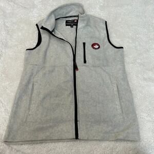 Canada Weather Gear Men's Camo Colorblock Vest Sherpa Lining Sz Medium‎